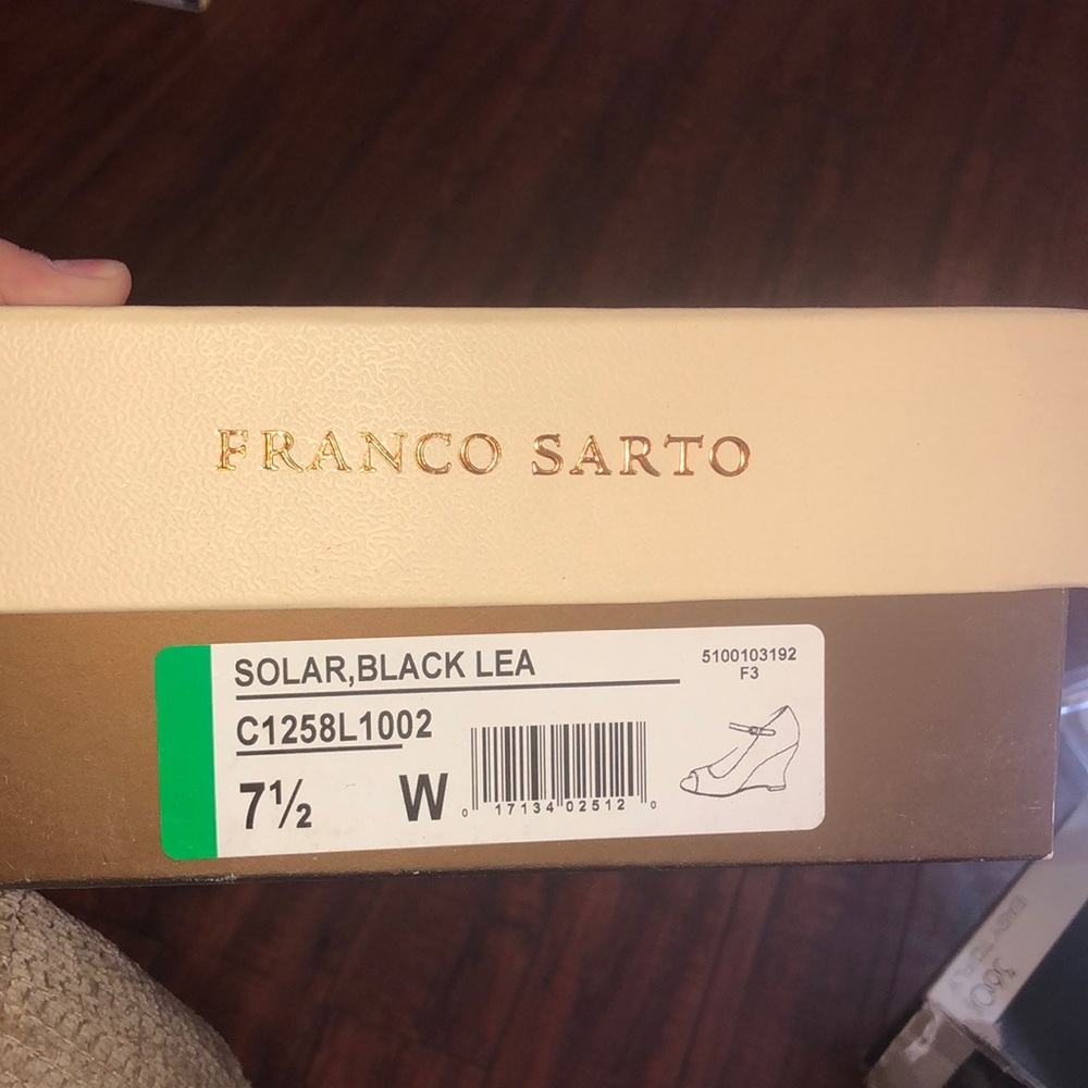 Franco Sarto Black heels